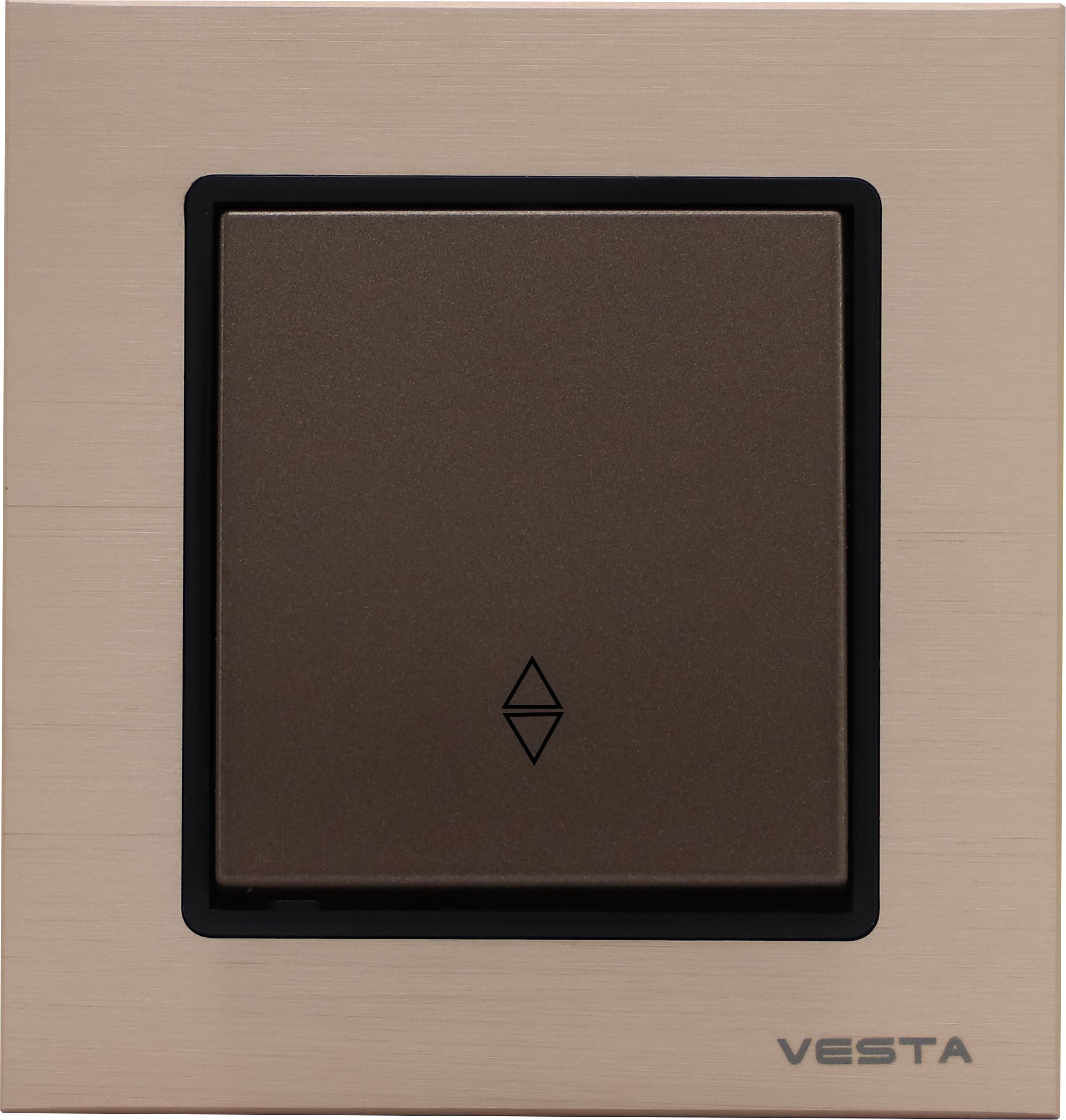 Выключатель Vesta-Electric Exclusive Champagne Metallic реверсивный