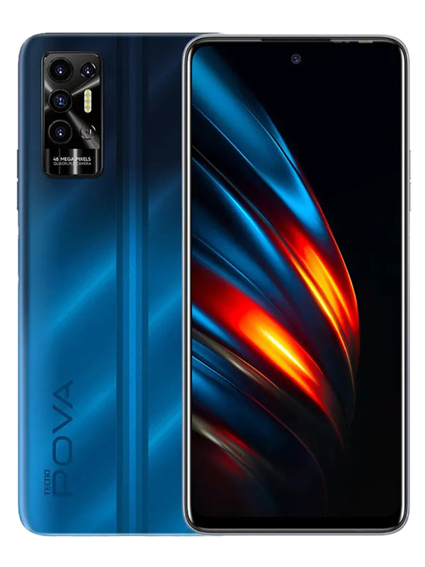 

Смартфон Tecno Pova 2 4/64GB Blue, Pova 2 4/64Gb