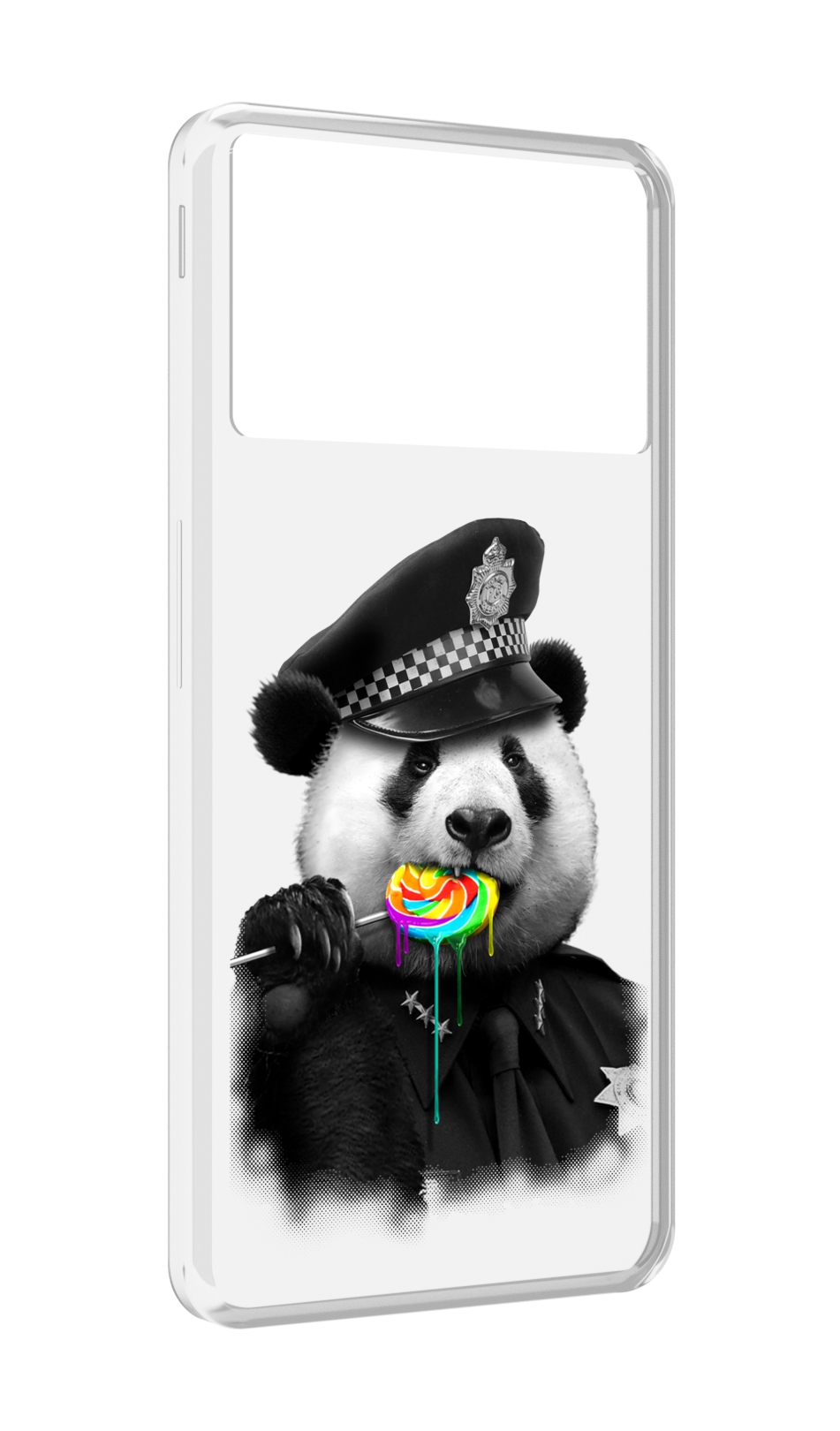 

Чехол MyPads Панда полиция для ZTE Nubia Z40S Pro, Прозрачный, Tocco