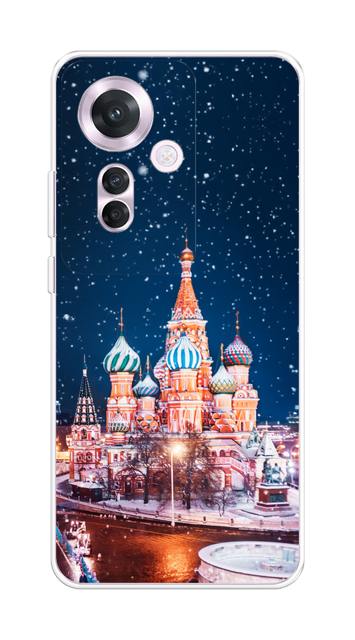 

Чехол на Oppo Reno 11F "Москва 1", Коричневый;синий;белый, 2516650-1