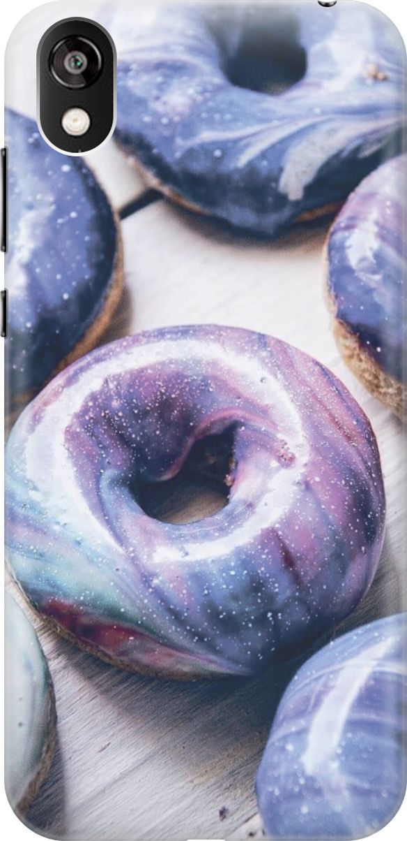 

Чехол на Honor 8S/Huawei Y5 (2019) "Пончики в сиреневой глазури", Белый;фиолетовый, 3419