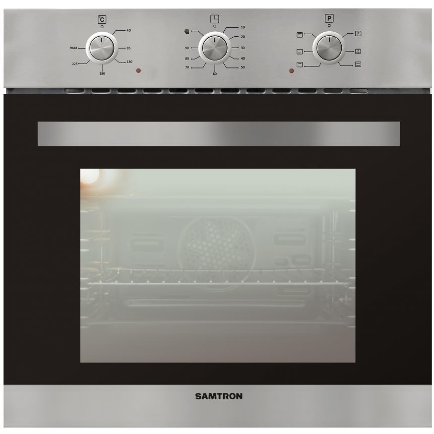 

Встраиваемый электрический духовой шкаф Samtron FO X60313 Steel, FO X60313 нержавеющая сталь
