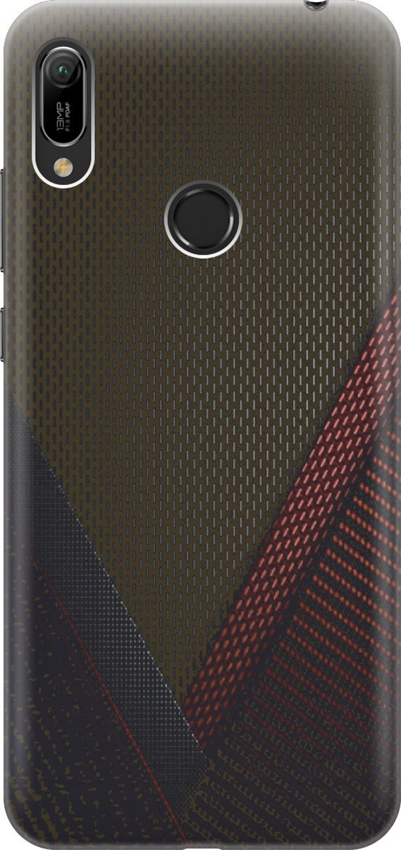 

Чехол на Honor 8A/8A Pro/Huawei Y6 (2019)/Y6 Prime (2019) "Полотна", Красный;черный, 2786