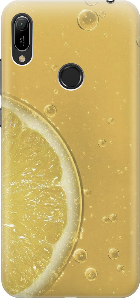 

Чехол на Honor 8A/8A Pro/Huawei Y6 (2019)/Y6 Prime (2019) "Лимонад", Белый;желтый, 2786