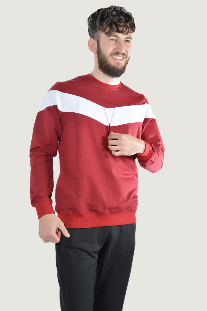 

Свитшот мужской Terapi Men 23222 красный XS (доставка из-за рубежа), 23222