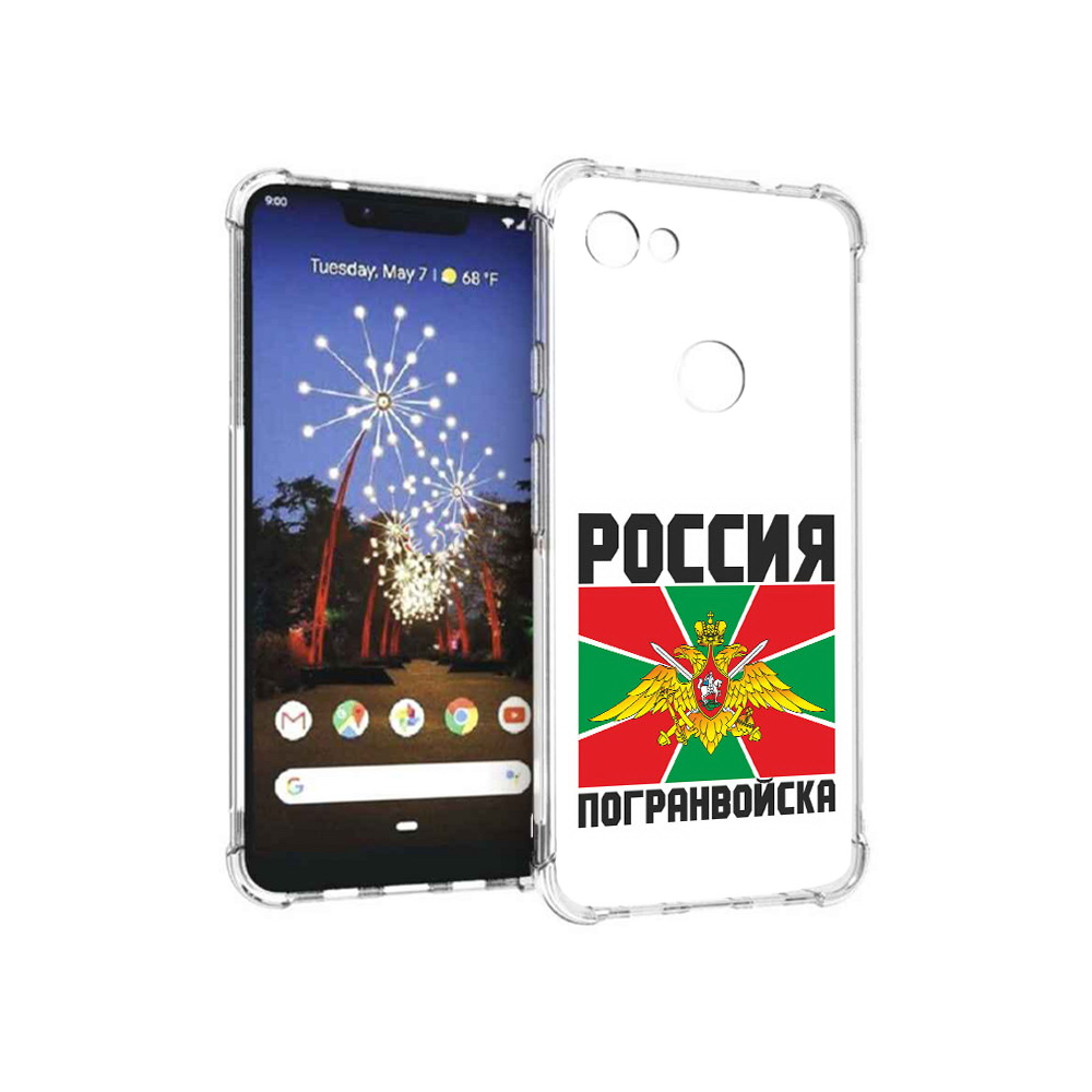 

Чехол MyPads Tocco для Google Pixel 3 XL погранвойска, Прозрачный, Tocco