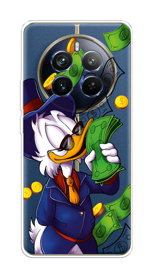 

Чехол на Realme 12+ "Scrooge McDuck with Money", Синий;зеленый;белый, 2516350-1