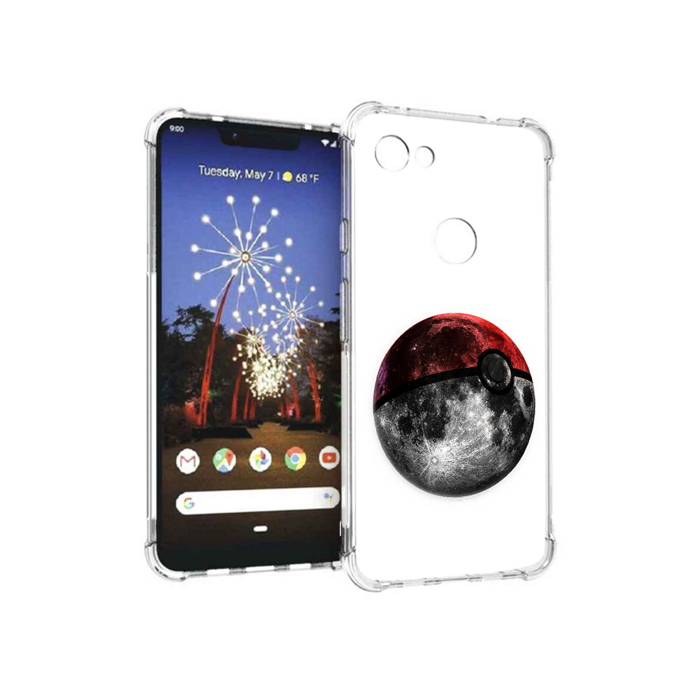 

Чехол MyPads Tocco для Google Pixel 3 XL планета покебол, Прозрачный, Tocco