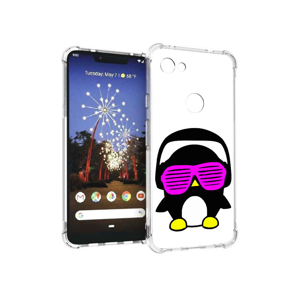 

Чехол MyPads Tocco для Google Pixel 3 XL пингвин, Прозрачный, Tocco