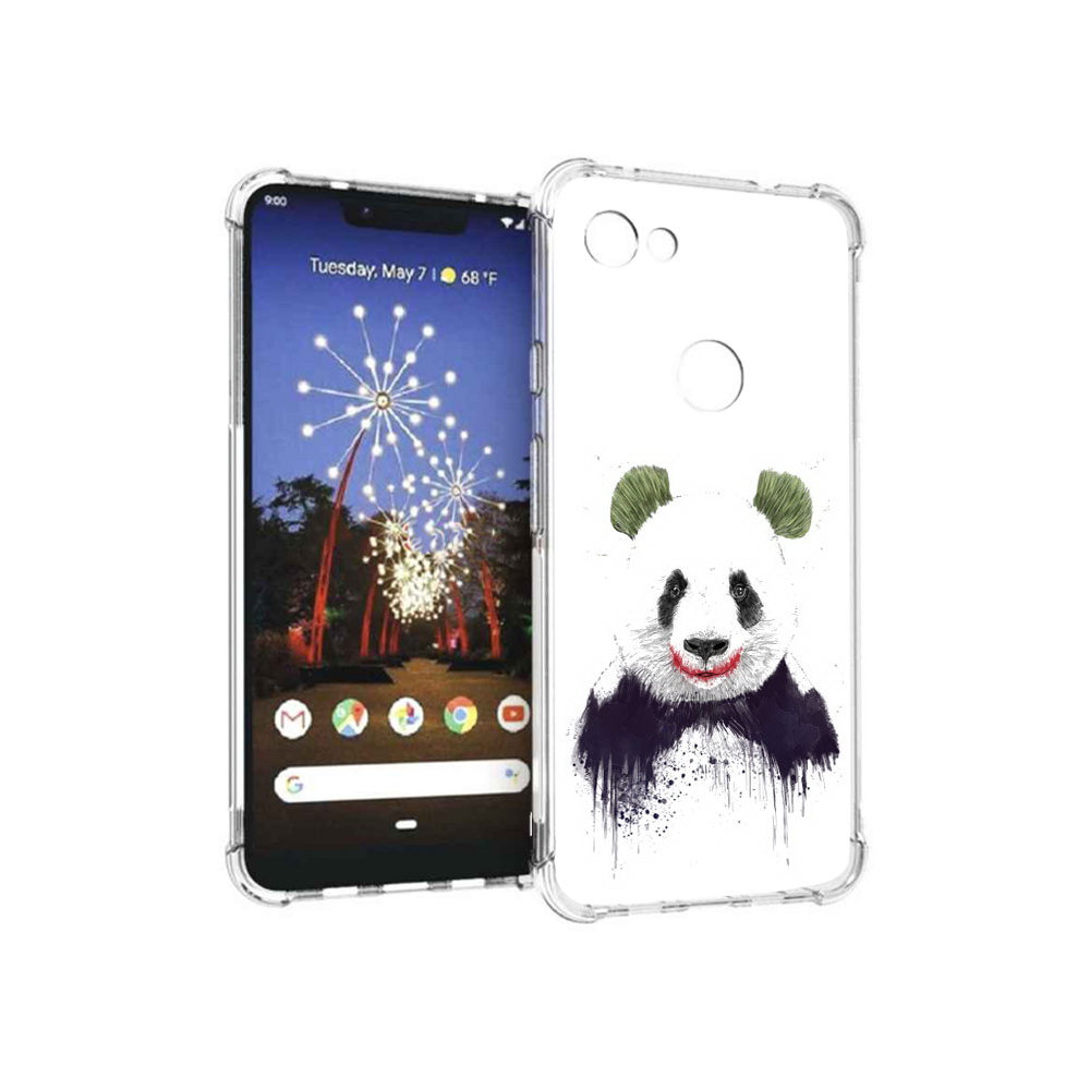 

Чехол MyPads Tocco для Google Pixel 3 XL панда джокер, Прозрачный, Tocco
