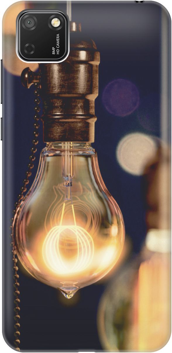 

Силиконовый чехол на Honor 9S/Huawei Y5P "Ретро-лампа", 3421