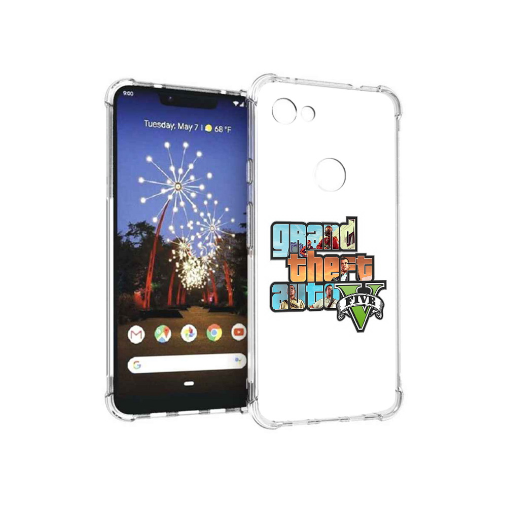 

Чехол MyPads Tocco для Google Pixel 3 XL ГТА, Прозрачный, Tocco