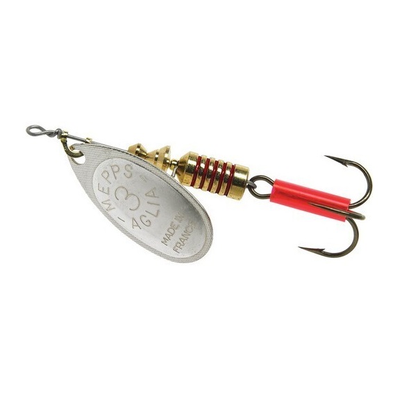 

Блесна вращающаяся Mepps AGLIA , SILVER, комплект из 1 штука, Серебристый, Aglia