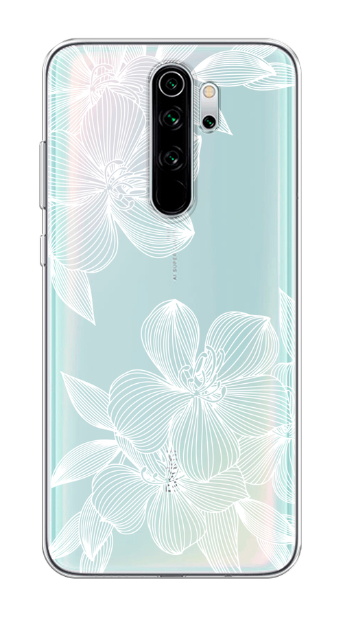 

Чехол на Xiaomi Redmi Note 8 Pro "Крокус", Белый;прозрачный, 36650-1