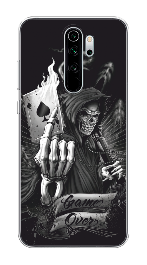 

Чехол на Xiaomi Redmi Note 8 Pro "Игра закончена", Черный;серый, 36650-1