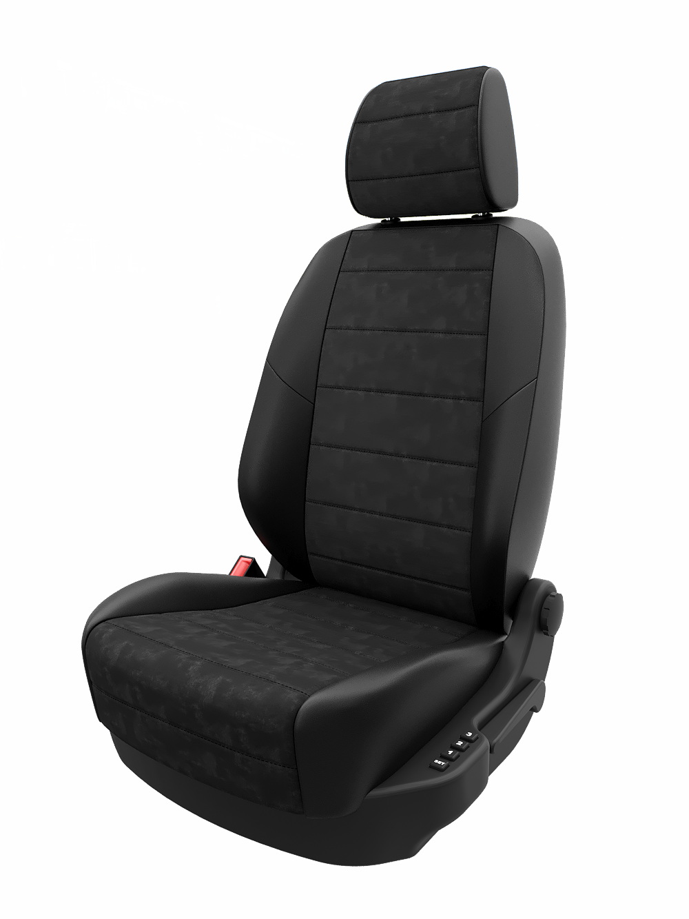

Чехлы Автодруг для Ниссан Кашкай черный алькантара A0466D014, 513
