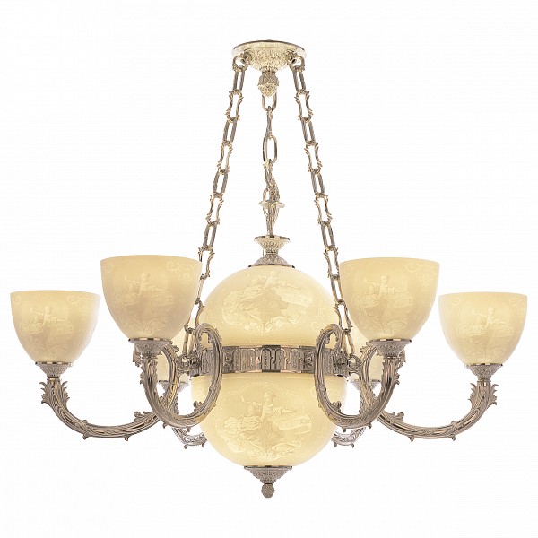 фото Подвесная люстра 7109 71009p/6/210 nw p1 u pair fd2m bohemia ivele crystal