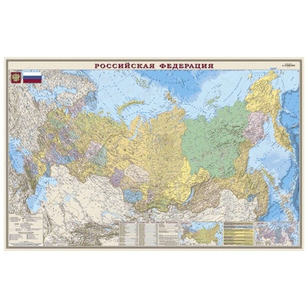 фото Россия. политическо-административная карта ди эм би