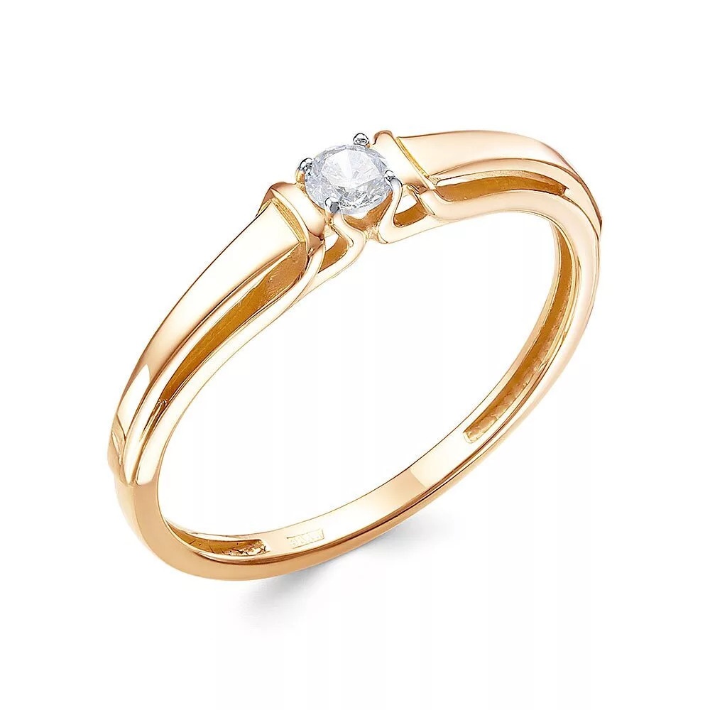 

Кольцо из золота р. , 585Gold 301012571, фианит, 301012571