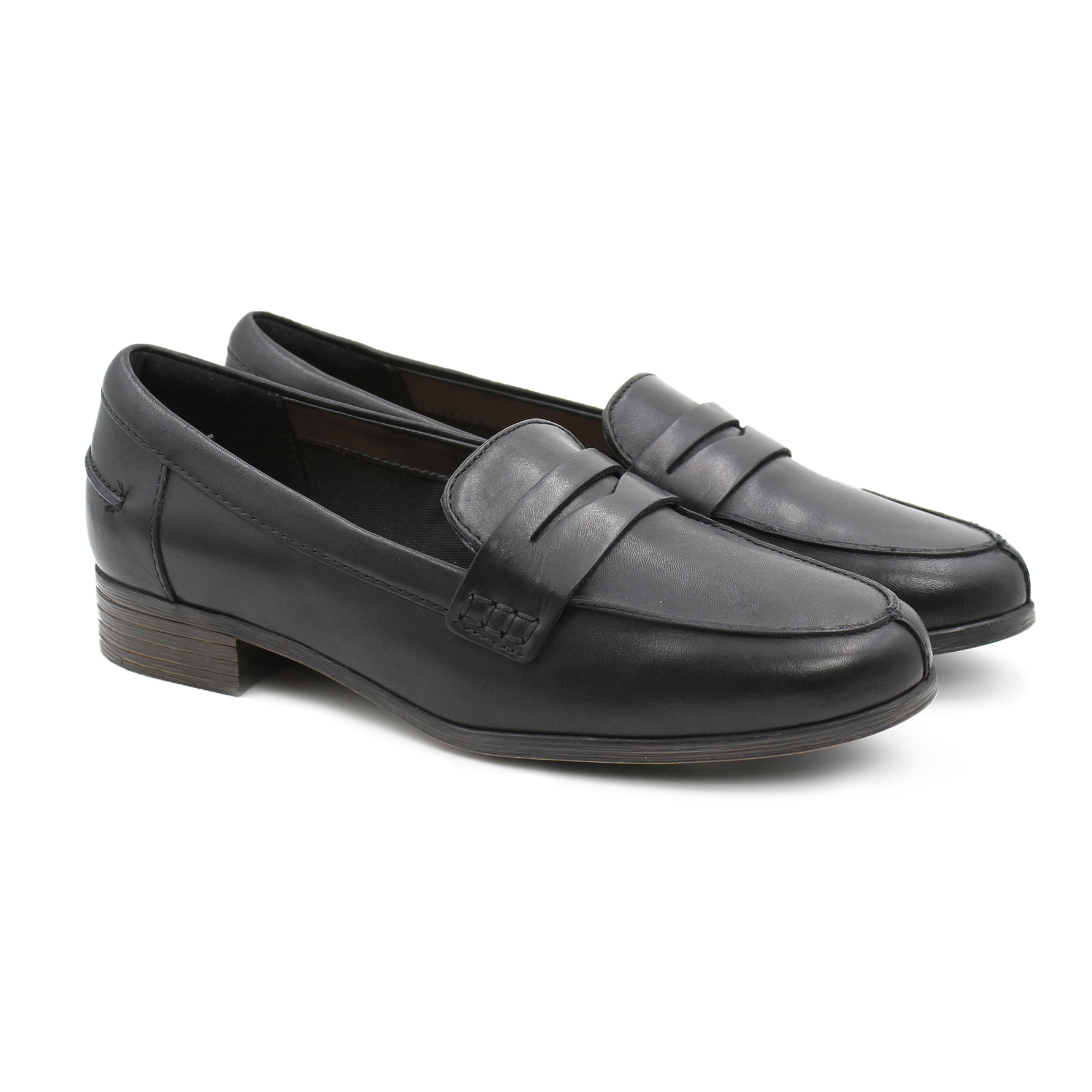 Лоферы женские Clarks Hamble Loafer 26147739 черные 40 EU