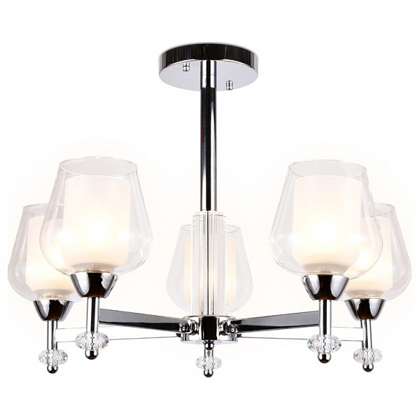 

Люстра на штанге Traditional TR3151/5 CH/CL E27/5 max 40W D630x460 Ambrella