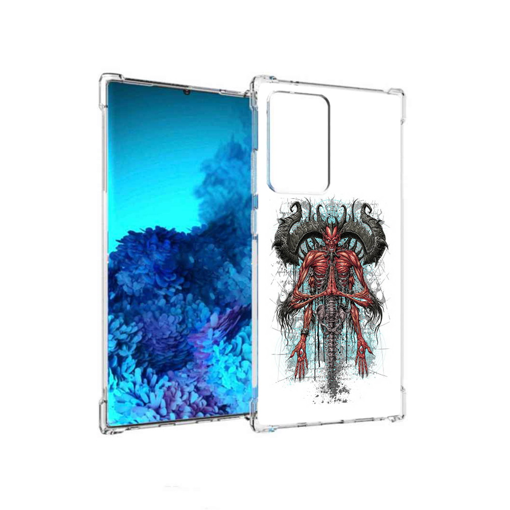 

Чехол MyPads Tocco для Samsung Galaxy Note 20 Ultra дьявол (PT151896.552.340), Прозрачный, Tocco