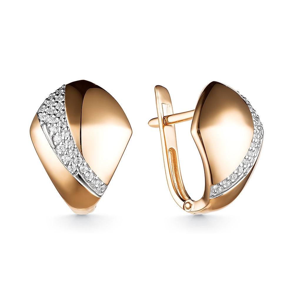 

Серьги из золота 585Gold 302007703, фианит, 302007703