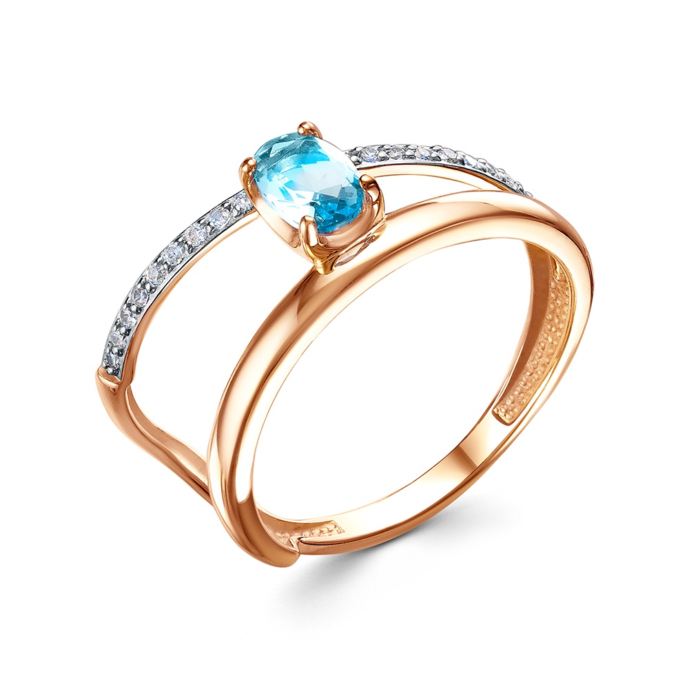 

Кольцо из золота р. , 585Gold 301012566, фианит, 301012566