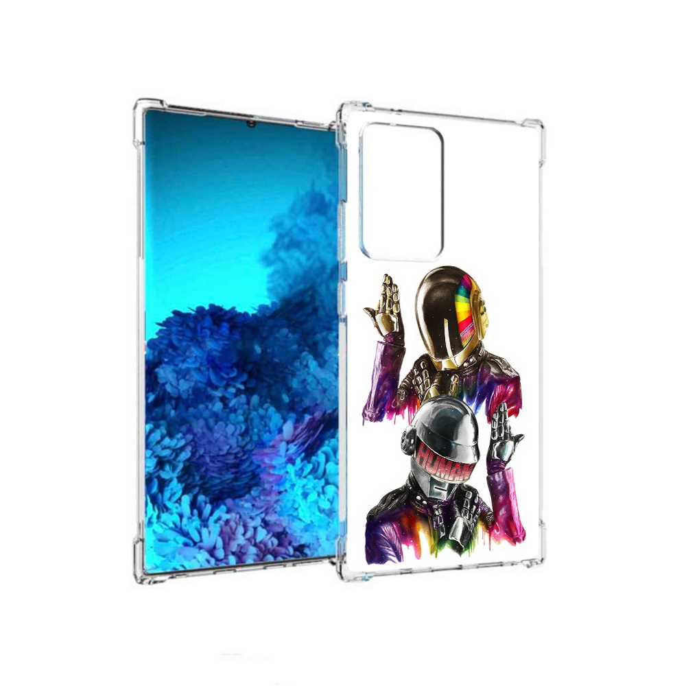 

Чехол MyPads Tocco для Samsung Galaxy Note 20 Ultra диско космонавты (PT151896.552.329), Прозрачный, Tocco