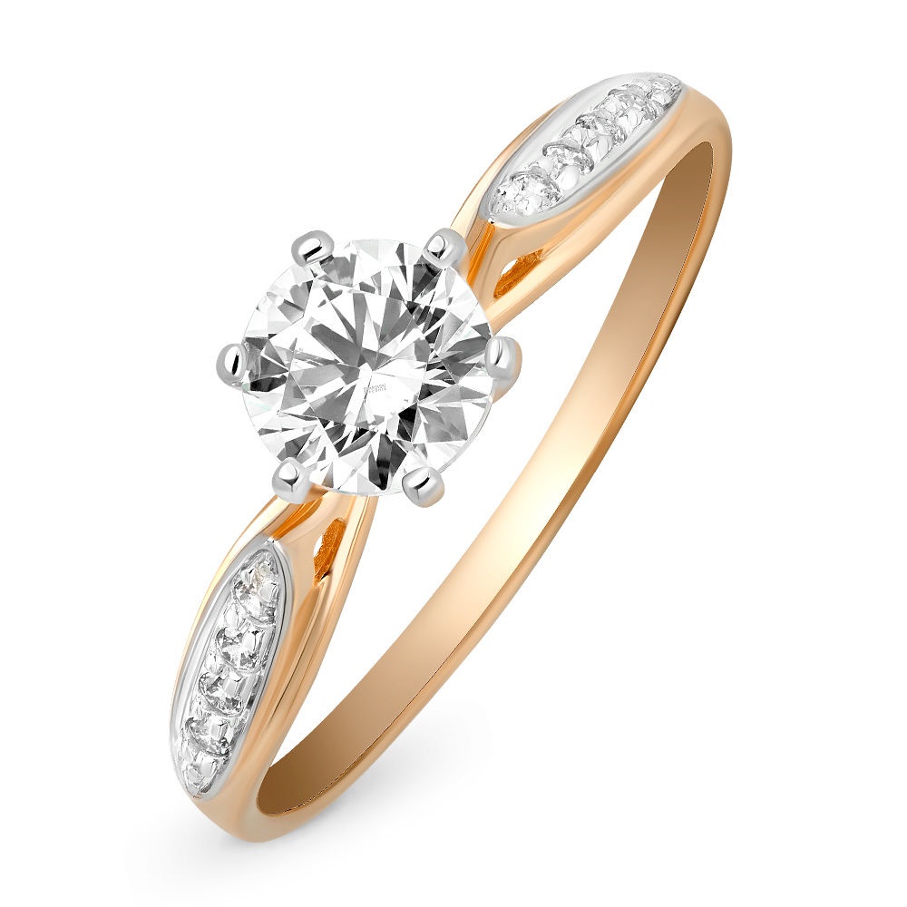 

Кольцо из золота р. , 585Gold 301010757, фианит, 301010757