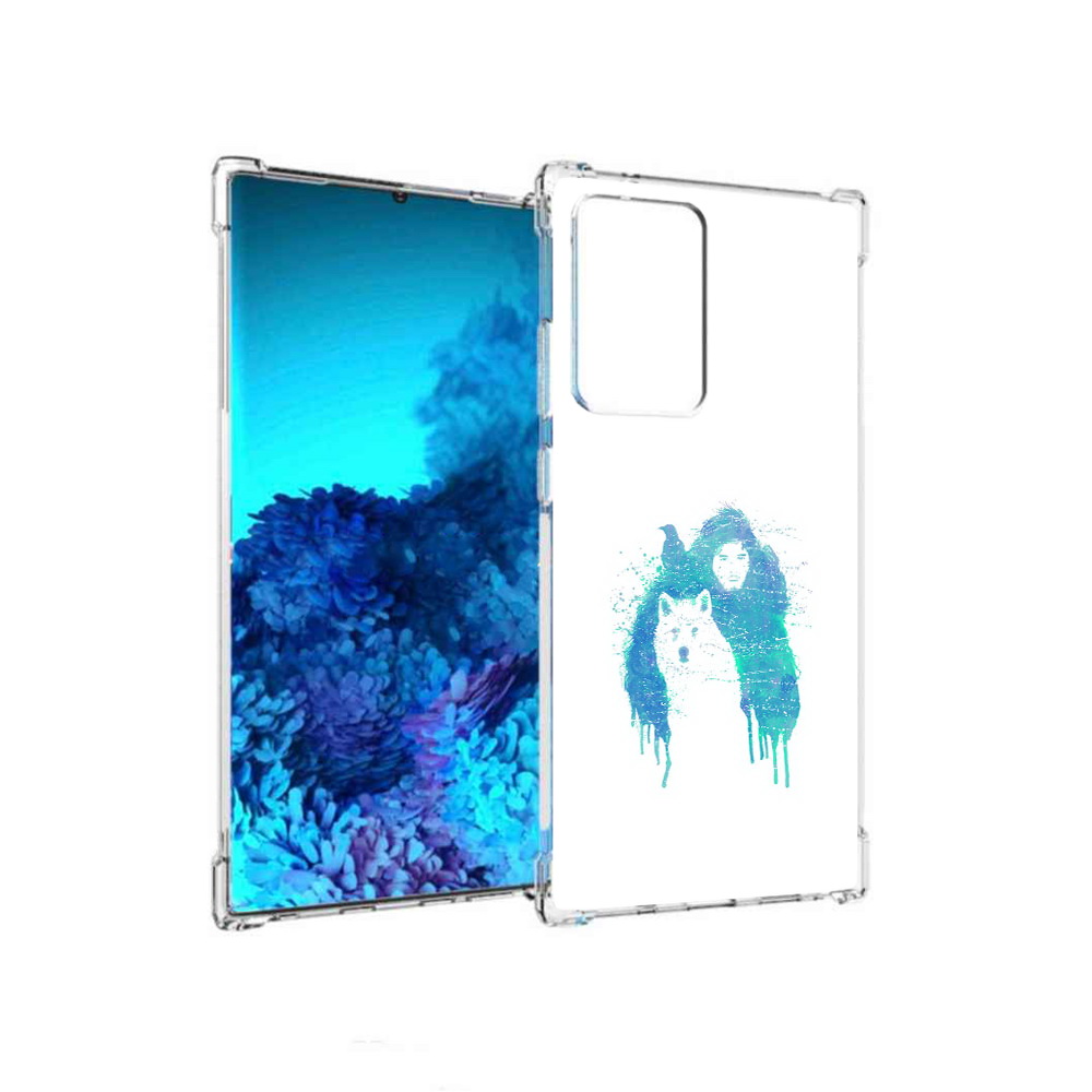 

Чехол MyPads Tocco для Samsung Galaxy Note 20 Ultra джон сноу (PT151896.552.323), Прозрачный, Tocco