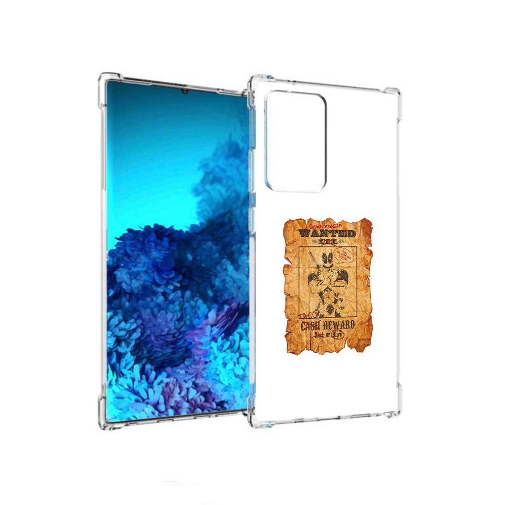 

Чехол MyPads Tocco для Samsung Galaxy Note 20 Ultra дедпул (PT151896.552.317), Прозрачный, Tocco