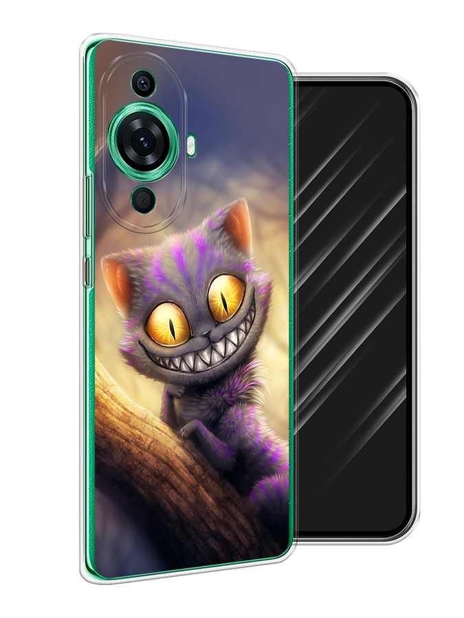 

Чехол Awog на Huawei Nova 11 Pro "Cheshire Cat", Фиолетовый;желтый, 6121350-1