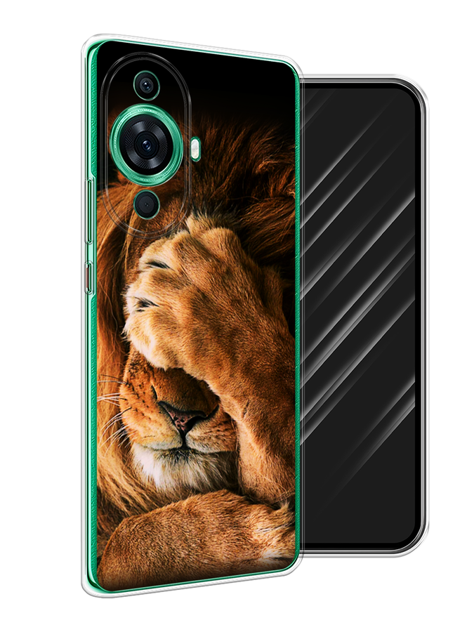 

Чехол Awog на Huawei Nova 11 Pro "Львиный стыд", Коричневый;черный, 6121350-1