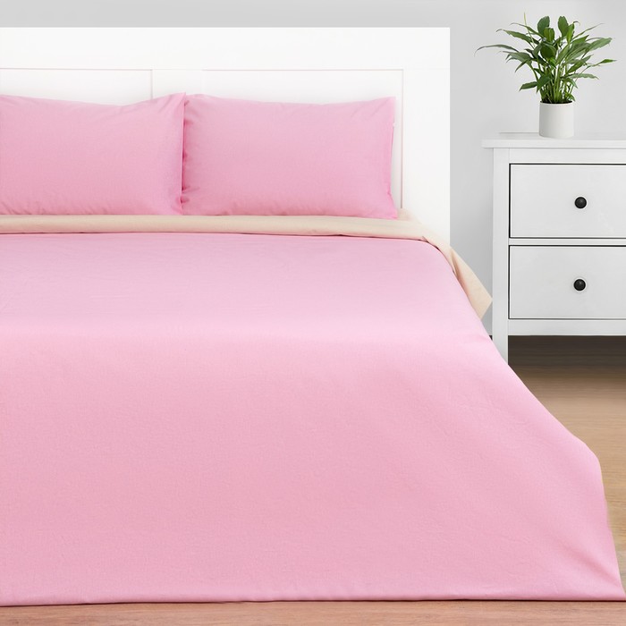 

Постельное белье Этель дуэт Pink sky 143*215-2шт, 220*240, 50*70-2 шт, поплин