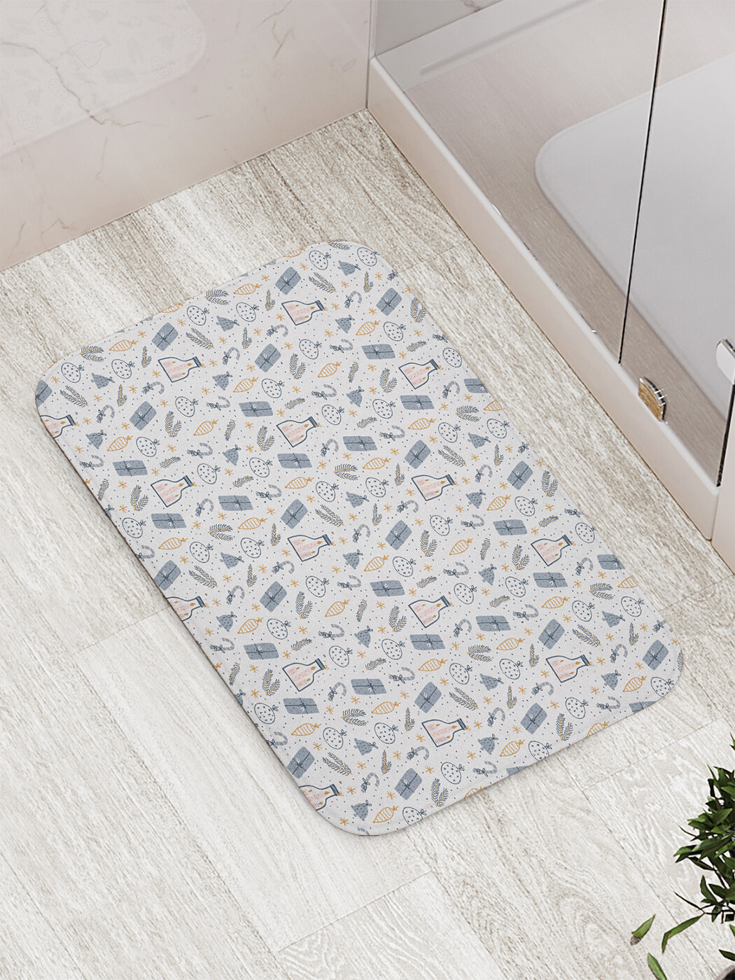 

bath_427904 Коврик противоскользящий для ванной, сауны, бассейна, 77х52 см