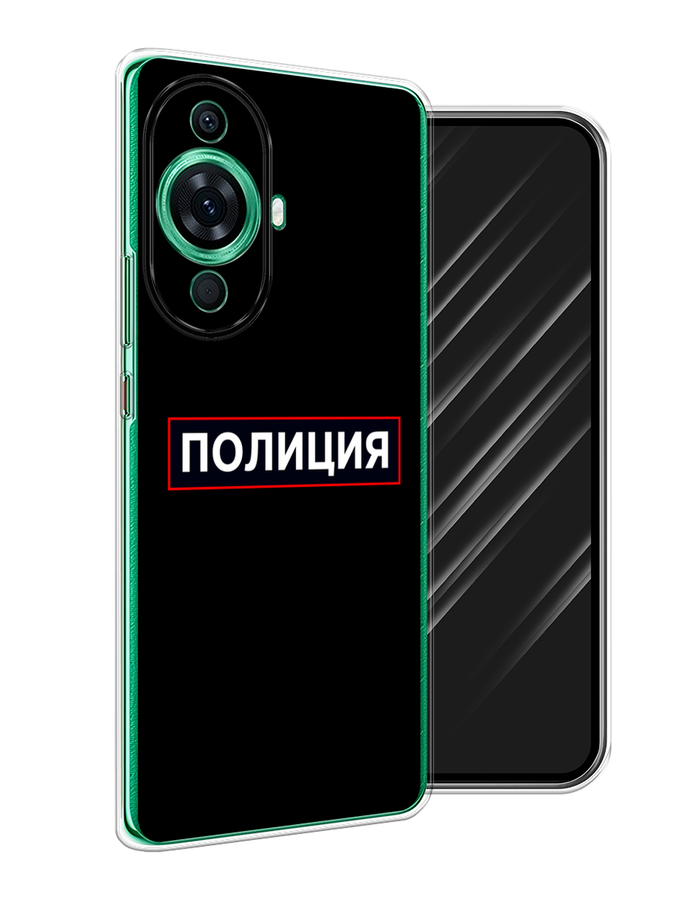 

Чехол Awog на Huawei Nova 11 Pro "Police logo", Черный;белый;красный, 6121350-5
