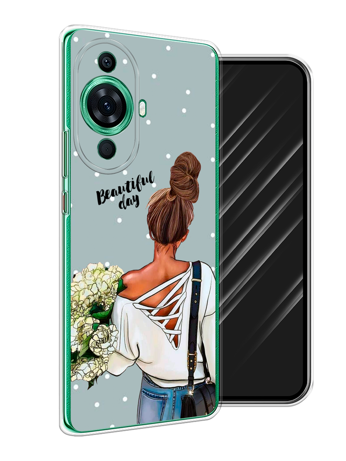 

Чехол Awog на Huawei Nova 11 Pro "Beautiful day", Голубой;коричневый;бежевый, 6121350-6