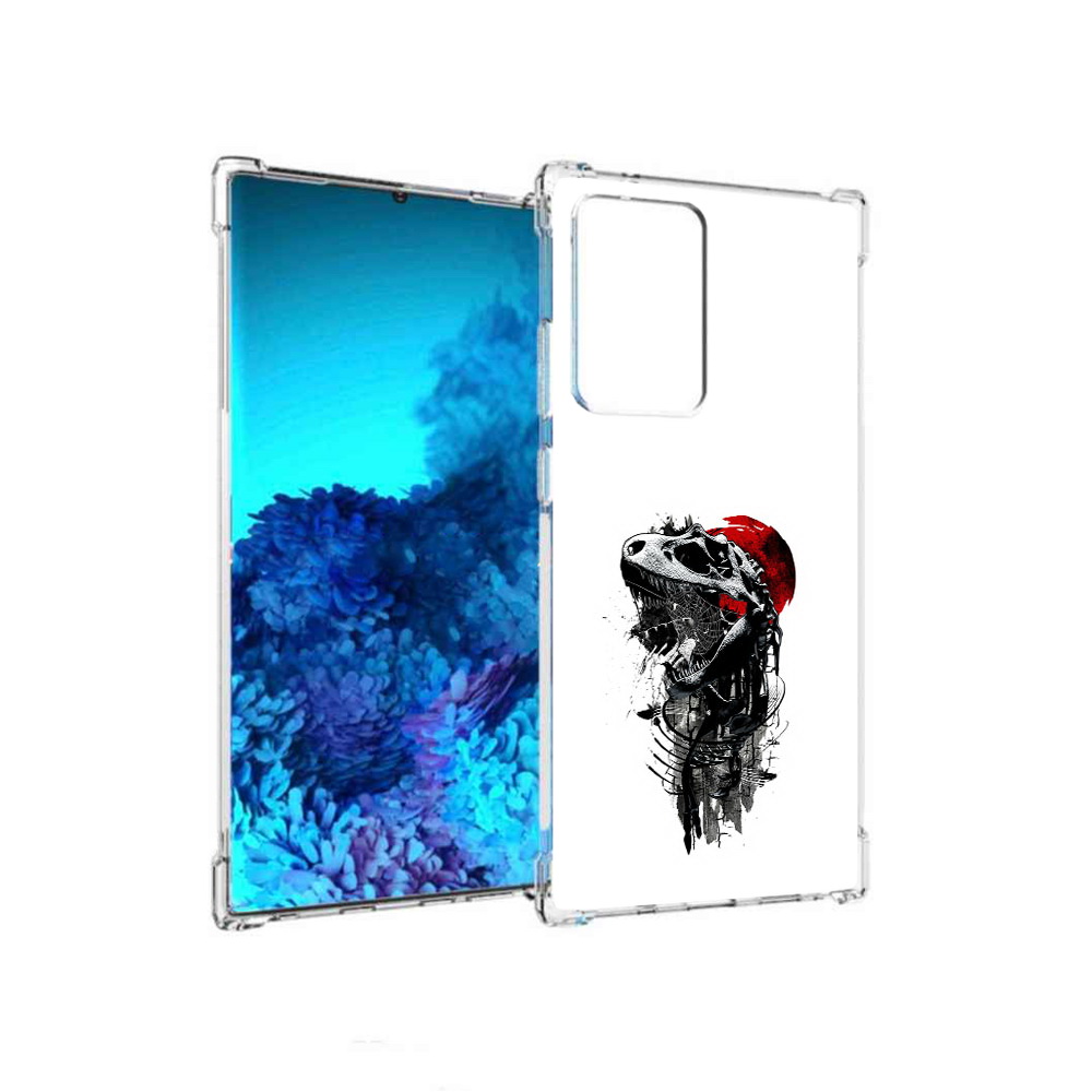 

Чехол MyPads Tocco для Samsung Galaxy Note 20 Ultra вымерший динозавр (PT151896.552.284), Прозрачный, Tocco