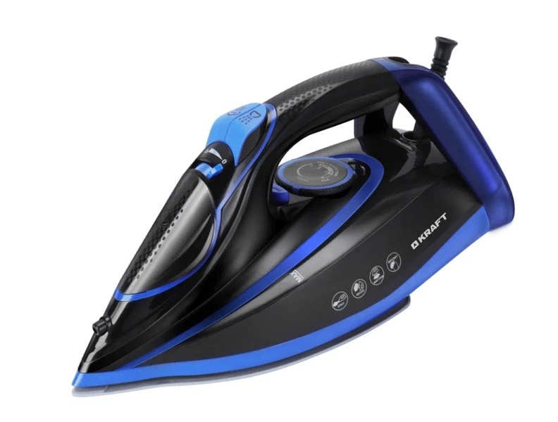 

Утюг KRAFT KF-CI24204A черный, синий, KF-CI24204A