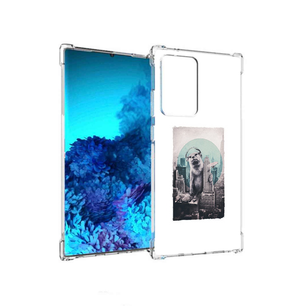 

Чехол MyPads Tocco для Samsung Galaxy Note 20 Ultra выдра в городе (PT151896.552.283), Прозрачный, Tocco
