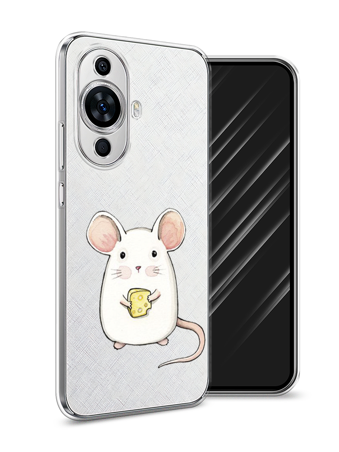

Чехол Awog на Huawei Nova 11 "Мышка", Белый, 6121250-1