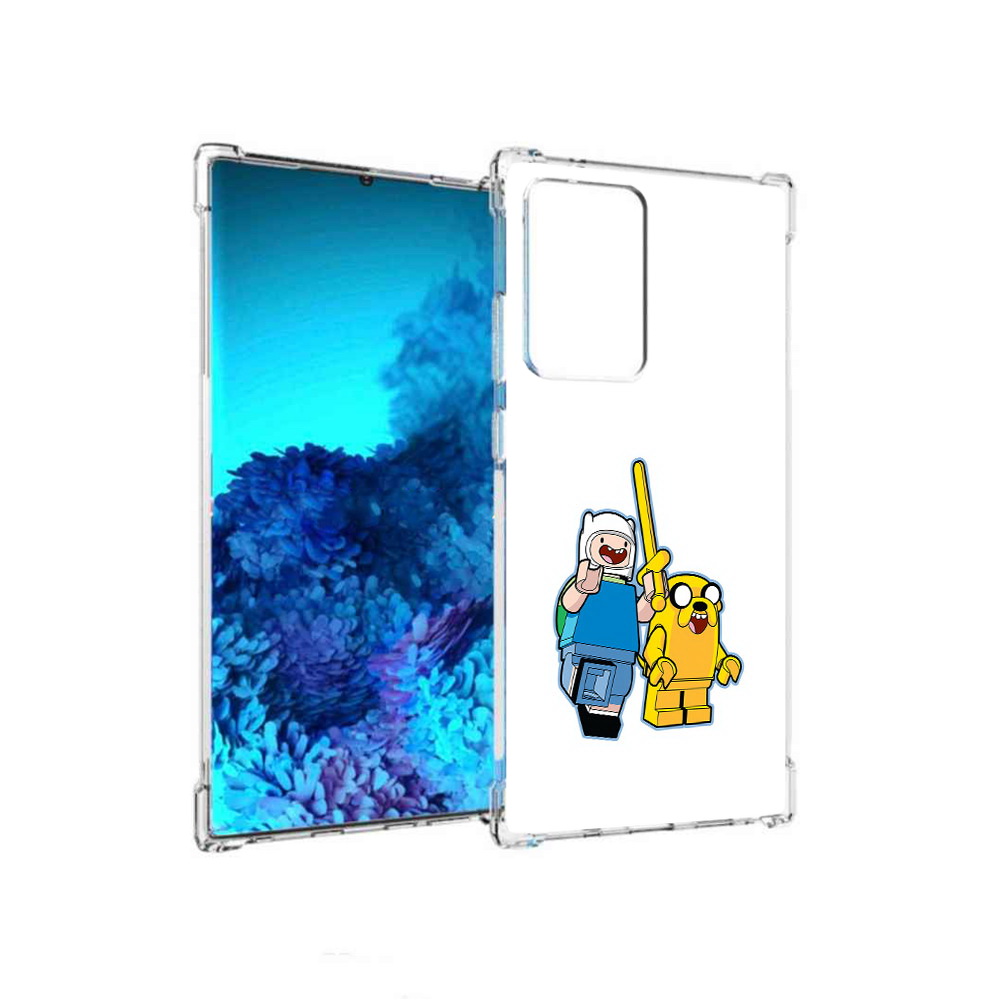 

Чехол MyPads Tocco для Samsung Galaxy Note 20 Ultra время приключений лего, Прозрачный, Tocco