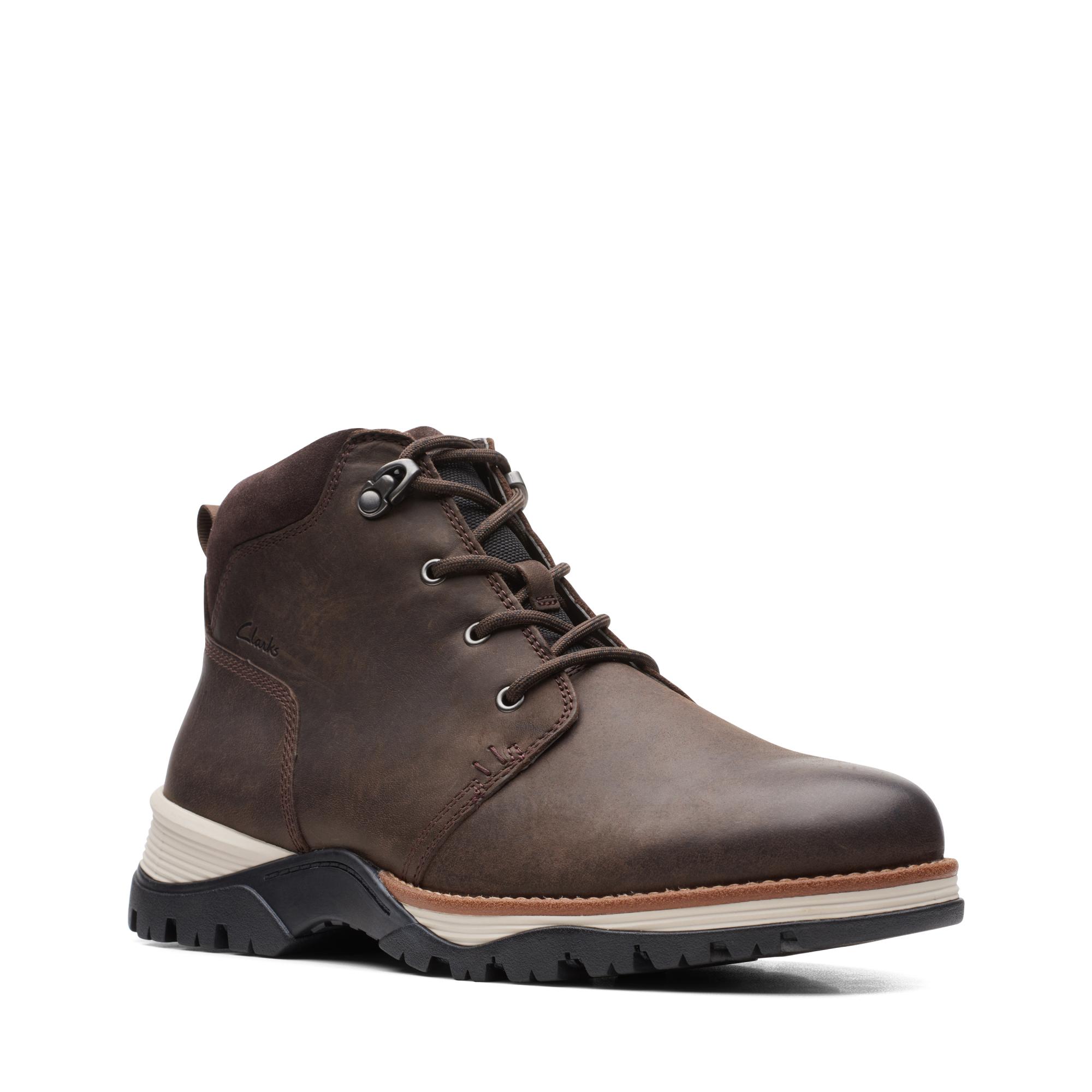 фото Ботинки мужские clarks topton mid 26163262 коричневые 43 eu