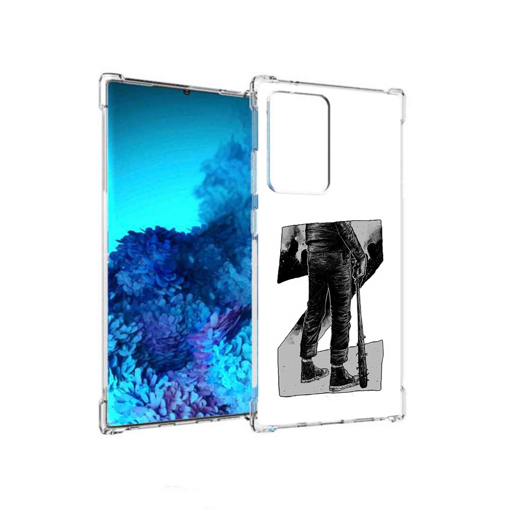 

Чехол MyPads Tocco для Samsung Galaxy Note 20 Ultra воин черно белый (PT151896.552.265), Tocco