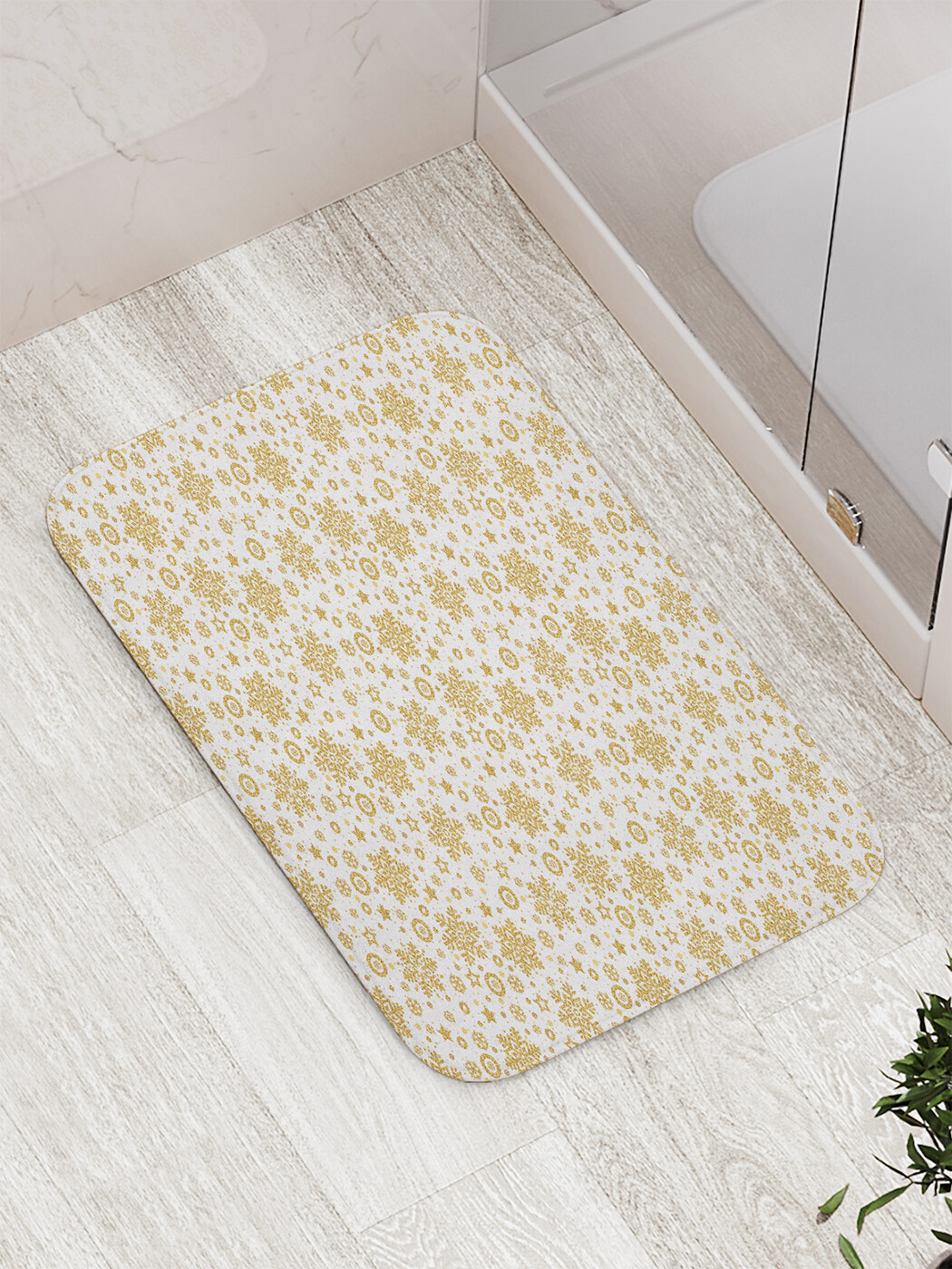 

bath_427888 Коврик противоскользящий для ванной, сауны, бассейна, 77х52 см