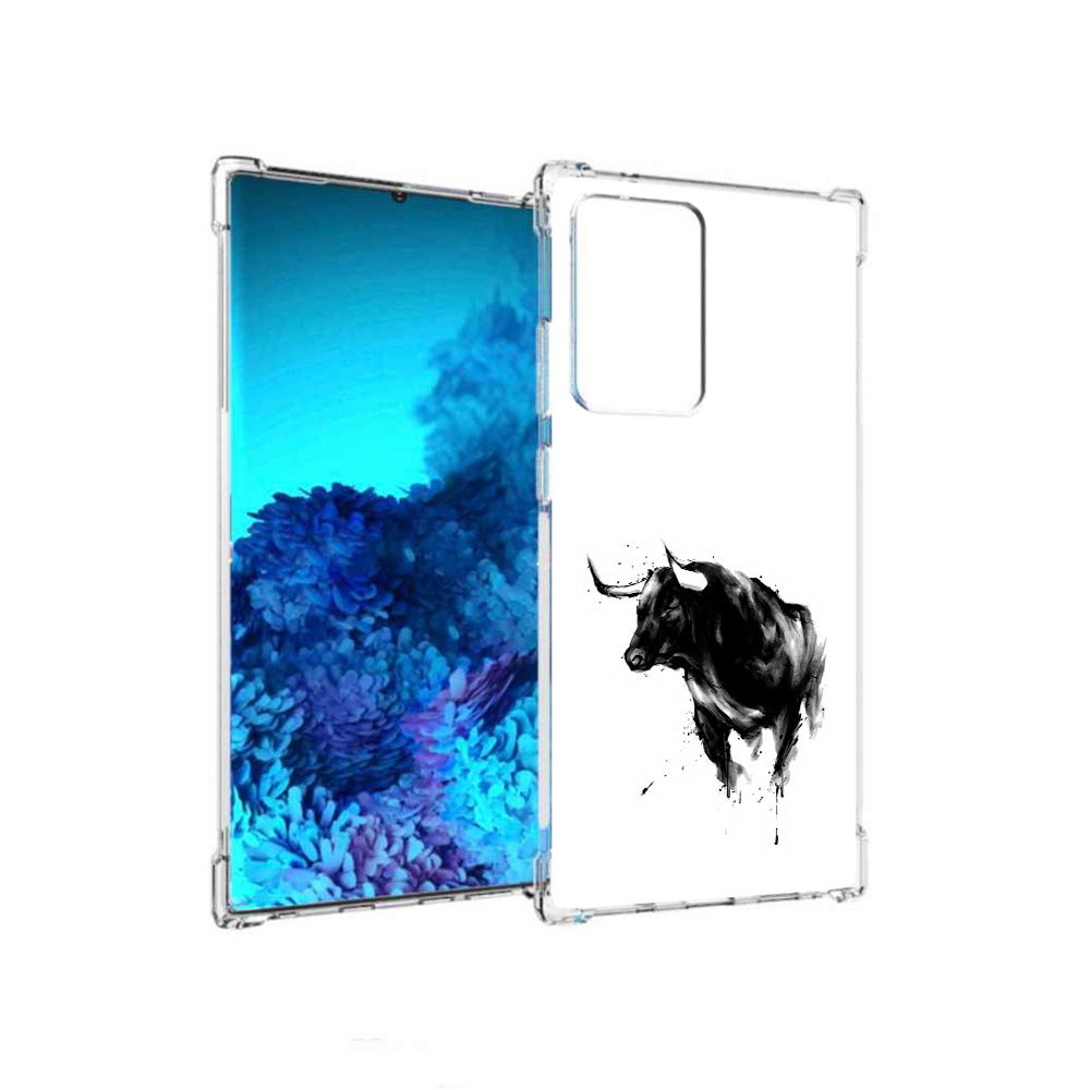 

Чехол MyPads Tocco для Samsung Galaxy Note 20 Ultra бык (PT151896.552.254), Прозрачный, Tocco