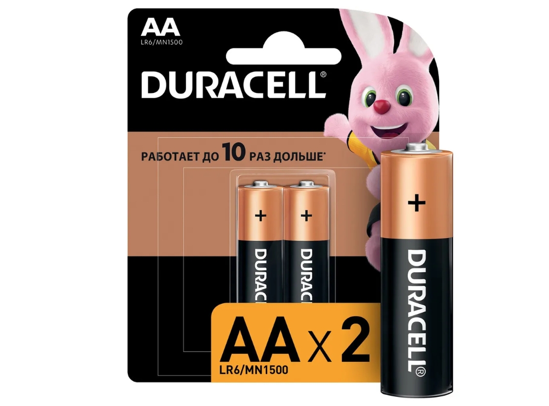 фото Батарейка lr06/aa "duracell" (2 шт.) duracell арт. 15560