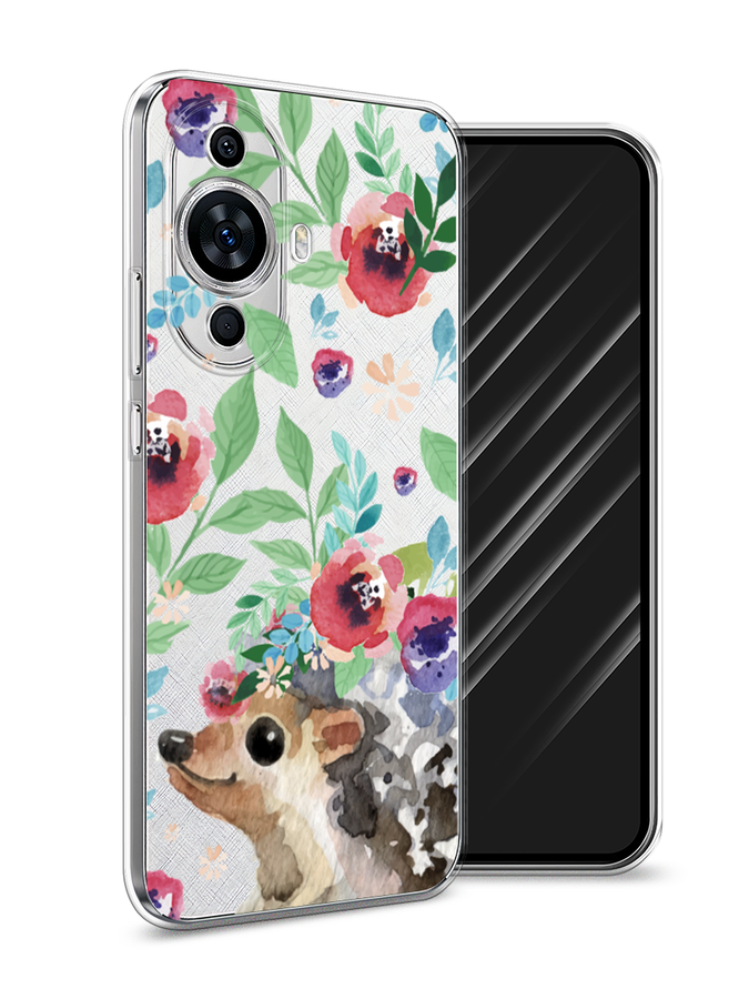 

Чехол Awog на Huawei Nova 11 "Ежик в цветах акварель", Розовый;зеленый;коричневый, 6121250-2