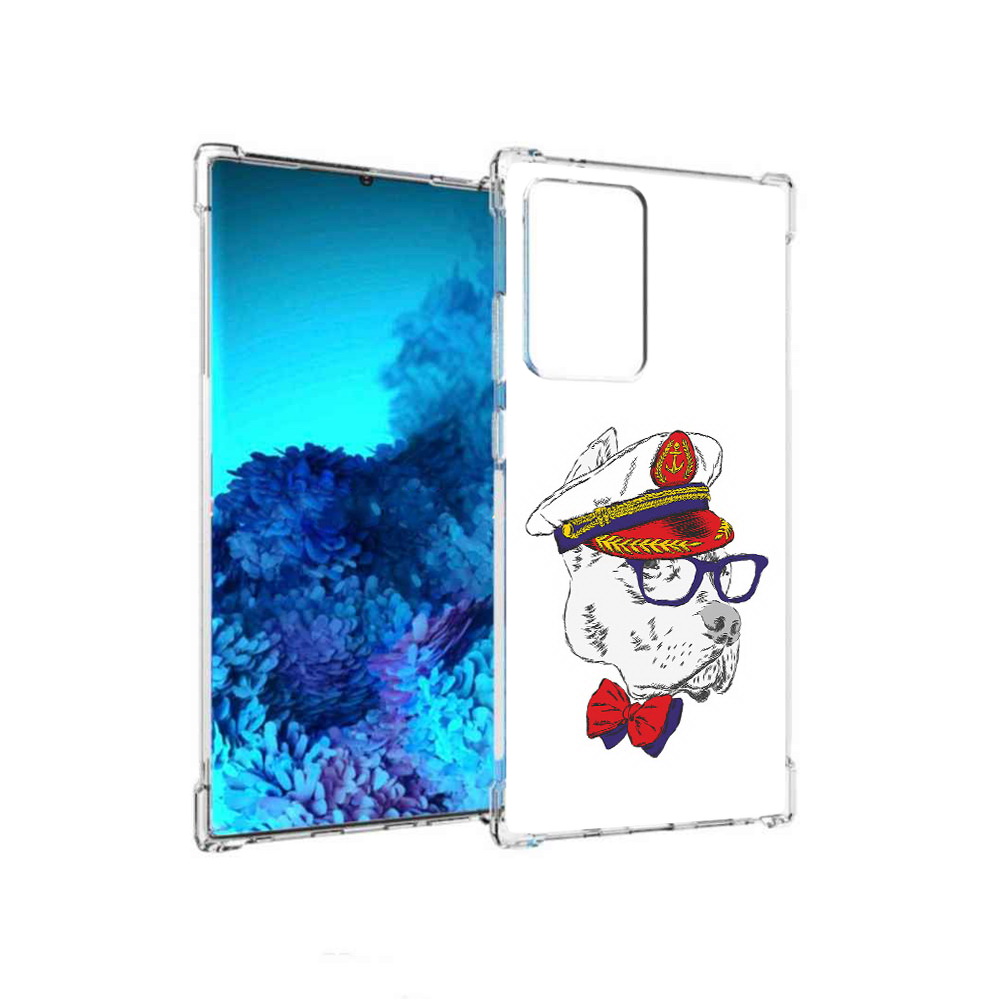 

Чехол MyPads Tocco для Samsung Galaxy Note 20 Ultra бульдог (PT151896.552.251), Прозрачный, Tocco